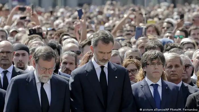 Nach Terroranschlag in Barcelona (picture alliance/AP Photo/M. Fernandez)