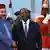 König Mohammed VI gibt dem ivorischen Präsidenten Ouattara die Hand