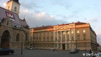 Kroatisches Parlament in Zagreb (Foto: DW/Subic)