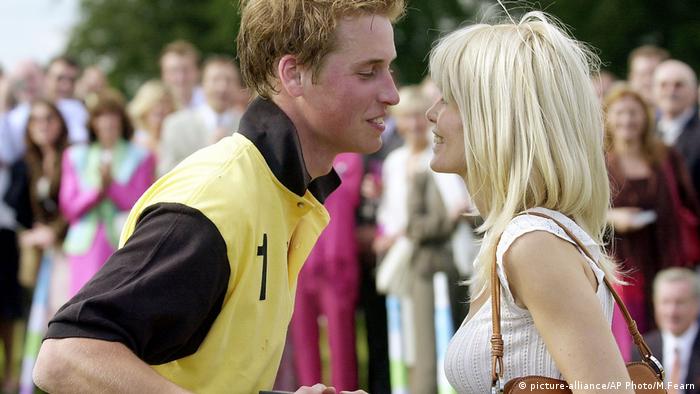 Клаудия Шиффер с принцем Уильямом, 2002 год