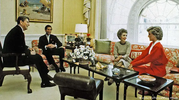 Washington Reagan Prinz Charles Diana (picture-alliance/White House)
