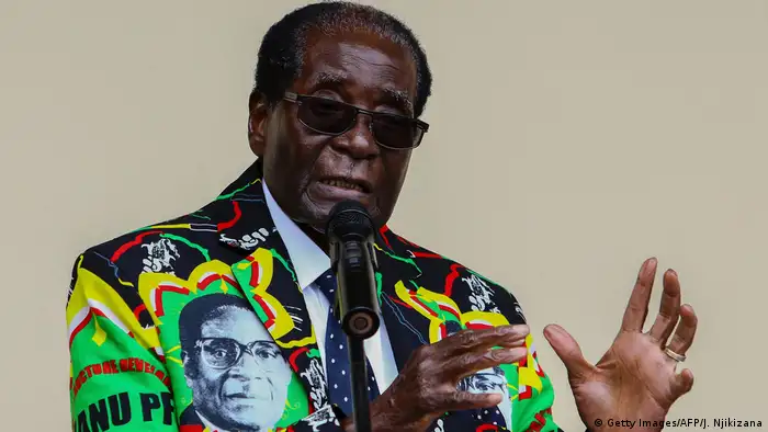 Bildergalerie langjährige Herrscher Robert Mugabe