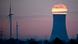 Sunset over coal plant in Germany Sunset over coal plant in Germany