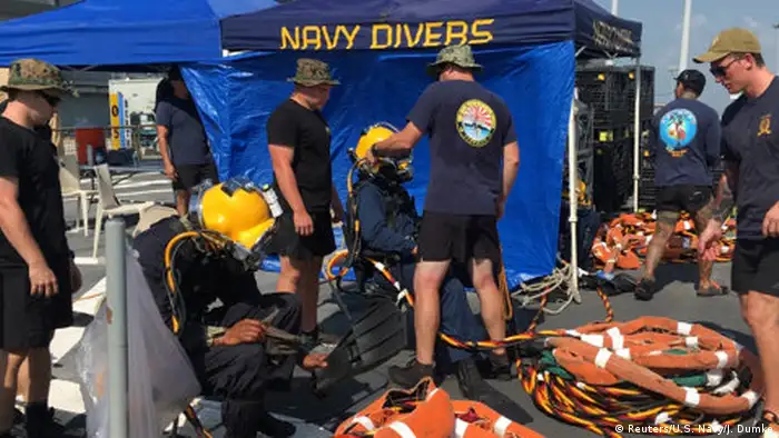 La Marina de Estados Unidos confirmó hoy que han recuperado los cuerpos de 10 marinos fallecidos tras la colisión la semana pasada del destructor USS John S. McCain con un carguero en aguas cercanas a Singapur. (28.08.2017)