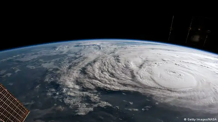 Вид штормовых облаков над Техасом с Международной космической станции