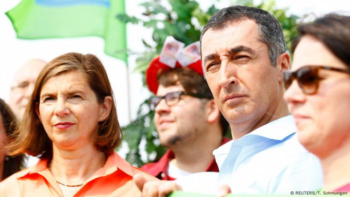 Die deutschen Grünen-Politiker Katrin Göring-Eckardt und Cem Özdemir