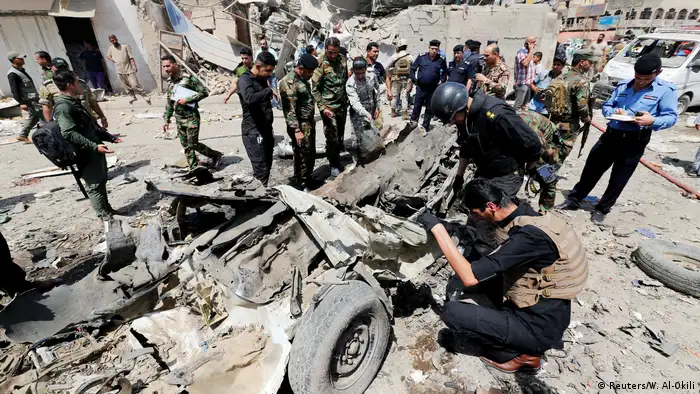 Irak | Autobombe in Bagdad detoniert (Reuters/W. Al-Okili)