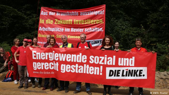 Deutschland | Proteste gegen den Abbau von Braunkohle (DW/G. Rueter)