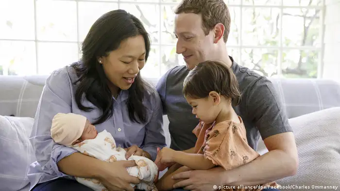 Mark Zuckerberg, Priscilla Chan, Maxima und August