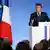 French President Emmanuel Macron addresses a speech during the annual gathering of French Ambassadors 