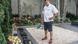 Carlos Palau stands in front of the grave of Pablo Escobar in Medellin Carlos Palau stands in front of the grave of Pablo Escobar in Medellin