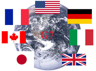 Symbolbild Gruppe der 7 auch G7