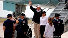 Trump llega a Texas para evaluar los daños del 'Harvey'