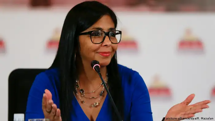  Venezuela Delcy Rodriguez in Caracas (picture-alliance/dpa/R. Mazalan)