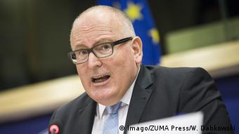 EU Commission Vice-President Frans Timmermanns