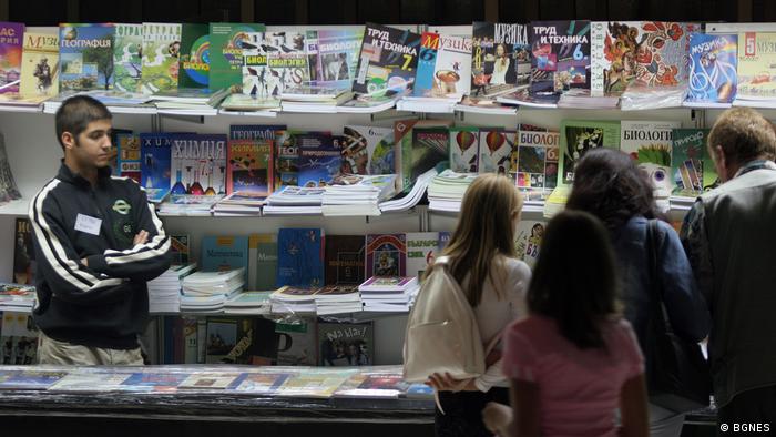 Bulgarien Schulbücherverkauf in Sofia, Bulgarien
