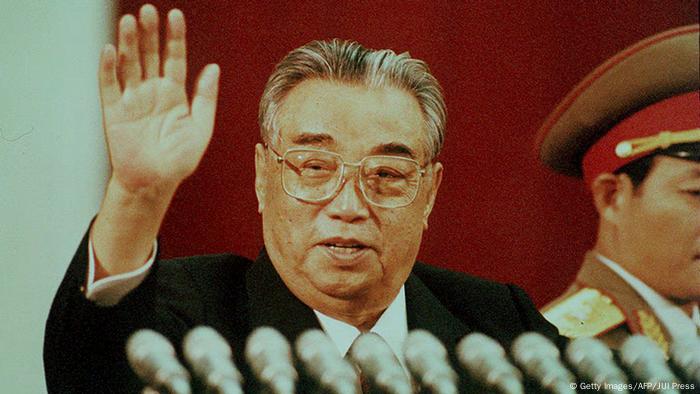 Nordkorea Kim Il Sung 1992 (Getty Images/AFP/JIJI Press)
