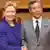 هیلاری کلینتون وزیرامورخارجه امریکا با هیروفومی ناکاسونه وزیرخارجه جاپان