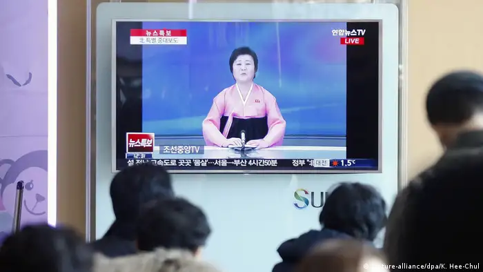 Südkorea Atomtest Nordkorea KCTV Nachrichtensprecherin Ri Chun Hee