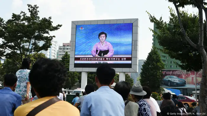 Nordkorea Atomtest KCTV Nachrichtensprecherin Ri Chun Hee