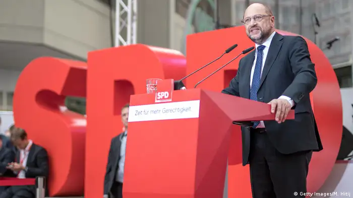Deutschland Bundestagswahl 2017 - SPD - Martin Schulz (Getty Images/M. Hitij)