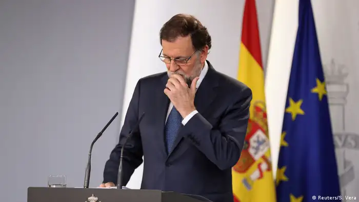 El presidente del Gobierno, Mariano Rajoy, instó a los independentistas catalanes a que no subestimen la fuerza de la democracia española, sin especificar cuáles serían las probables represalias. 15.09.2017