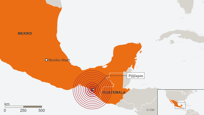 Mexiko wackelt - Stärkstes Erdbeben seit 1932 | Aktuell Amerika | DW