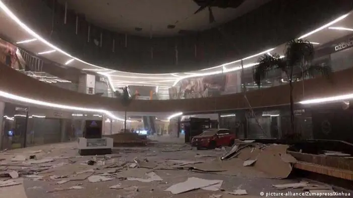 Mexiko Erdbeben Zerstörung in Chiapa (picture-alliance/Zumapress/Xinhua)