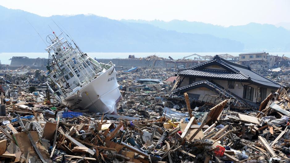Japan Otsuchi - Folgen von Erdbeben/Tsunami
