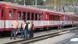 Acidente de trem em Andermatt, na Suíça Acidente de trem em Andermatt, na Suíça