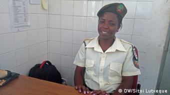 Mariza Caramacha, Sprecher der Stadtpolizei von Nampula, Mosambik
