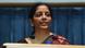 Indien Ministerin Nirmala Sitaraman Indien Ministerin Nirmala Sitaraman