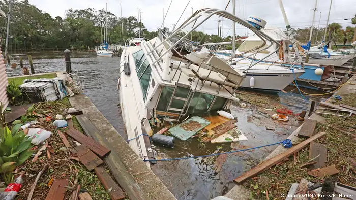 September 11 2017 Florida Brevard County Sundance Marine in Palm Hurrikan Irma (Imago/ZUMA Press/R. Huber)