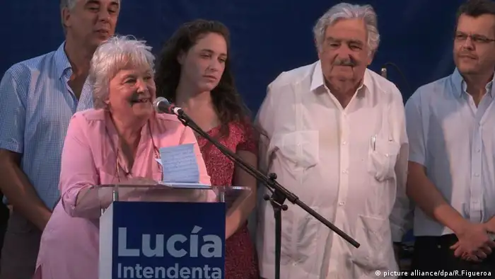  Lucía Topolansky es desde el 13 de septiembre de 2017 la vicepresidenta de Uruguay, tras la renuncia de Raúl Sendic.