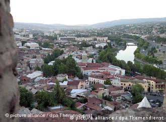 Вид на центр Тбилиси