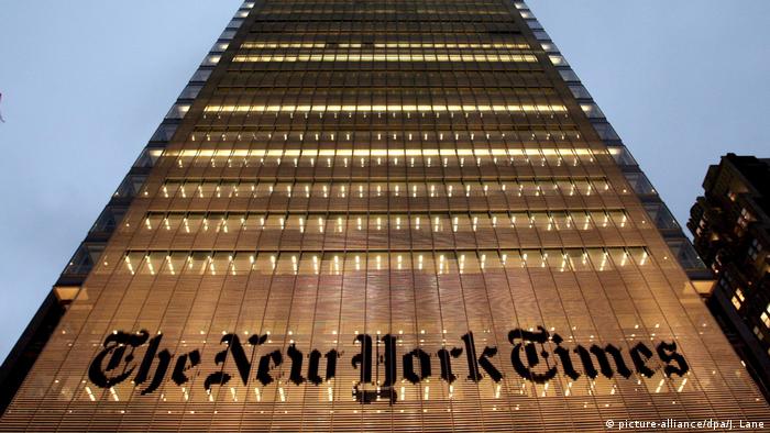 USA New York Times Hauptquartier von Renzo Piano (picture-alliance/dpa/J. Lane)