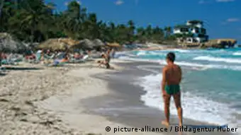 Strand am Hotel Sol Melia Las Americas mit Du Pont Villa auf Varadero, Matanzas, Kuba