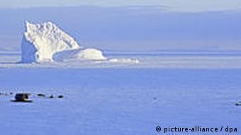 Ледник в воде, Канада, Арктика