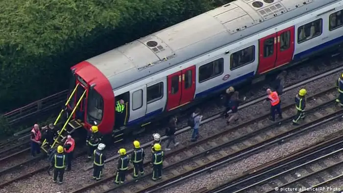 London Anschlag auf Underground Ubahn