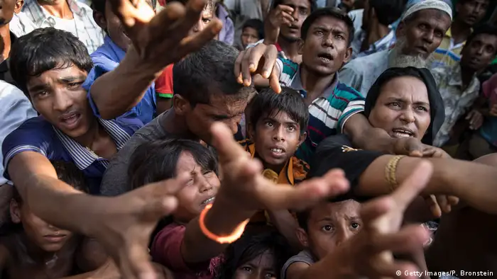 Bangladesch Tankhali Rohingya Flüchtlinge