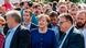 Merkel em um dos últimos eventos de campanha: pesquisas apontam amplo favoritismo Merkel em um dos últimos eventos de campanha: pesquisas apontam amplo favoritismo