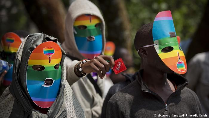 Protesto em 2014, no Quénia, contra a discriminação de homossexuais no Uganda