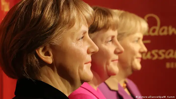 Berlin Modelle von Angela Merkel bei Madame Tussauds