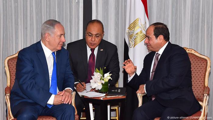 USA Netanjahu mit Al-Sisi (picture-alliance/ZUMAPRESS.com)
