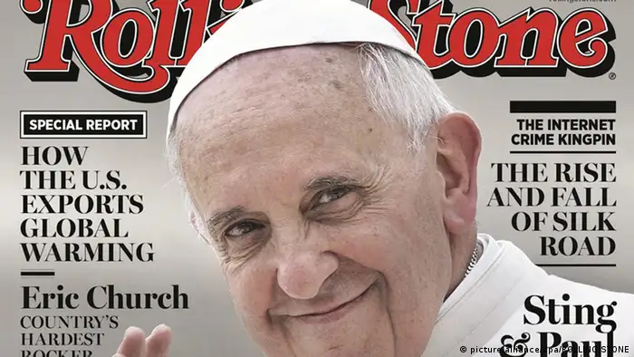 Papst Franziskus auf Rolling Stone-Cover (picture alliance/dpa/ROLLING STONE)