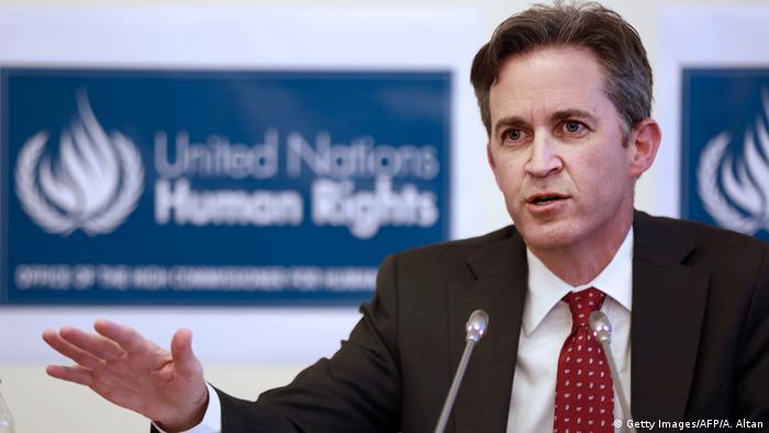 David Kaye, UN-Sonderbeauftragter für Meinungsfreiheit (Getty Images/AFP/A. Altan)