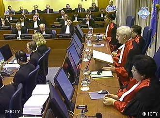 Haški tribunal tokom izricanja presude