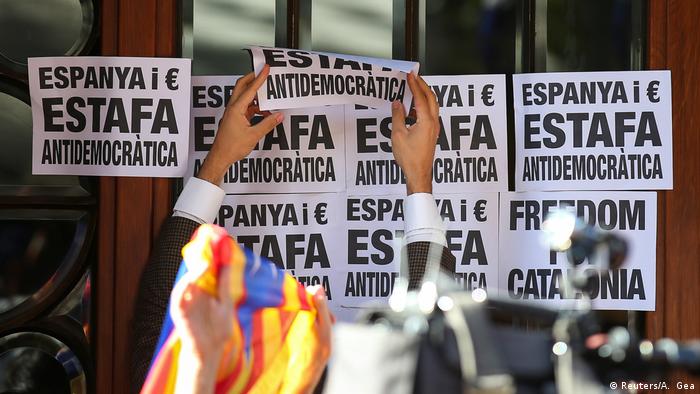 Spanien Proteste nach der Festanahme von Josep Maria Jove in Barcelona