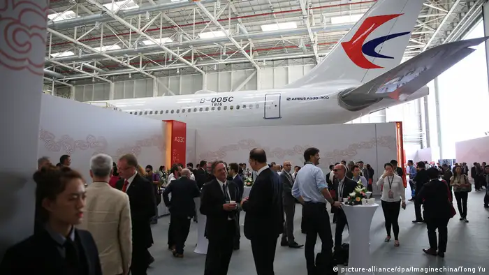 China Airbus weiht neue Fertigungsanlage in Tianjin ein