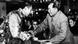 At the first National People's Congress in Beijing, China, on October 13, 1954, the Tibetan spiritual leader, the 14th Dalai Lama, left, shakes hands with Mao Tse-Tung; shortly after Mao's selection as chairman of the People's Republic of China. The Dalai Lama was quoted by Beijing radio as thanking the Communist leaders of China for reconstruction work in Tibet, which was invaded and occupied by Communist Chinese troops in 1950. (AP Photo) At the first National People's Congress in Beijing, China, on October 13, 1954, the Tibetan spiritual leader, the 14th Dalai Lama, left, shakes hands with Mao Tse-Tung; shortly after Mao's selection as chairman of the People's Republic of China. The Dalai Lama was quoted by Beijing radio as thanking the Communist leaders of China for reconstruction work in Tibet, which was invaded and occupied by Communist Chinese troops in 1950. (AP Photo)